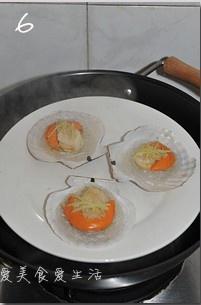 蒜蓉粉絲蒸扇貝的做法 步骤12