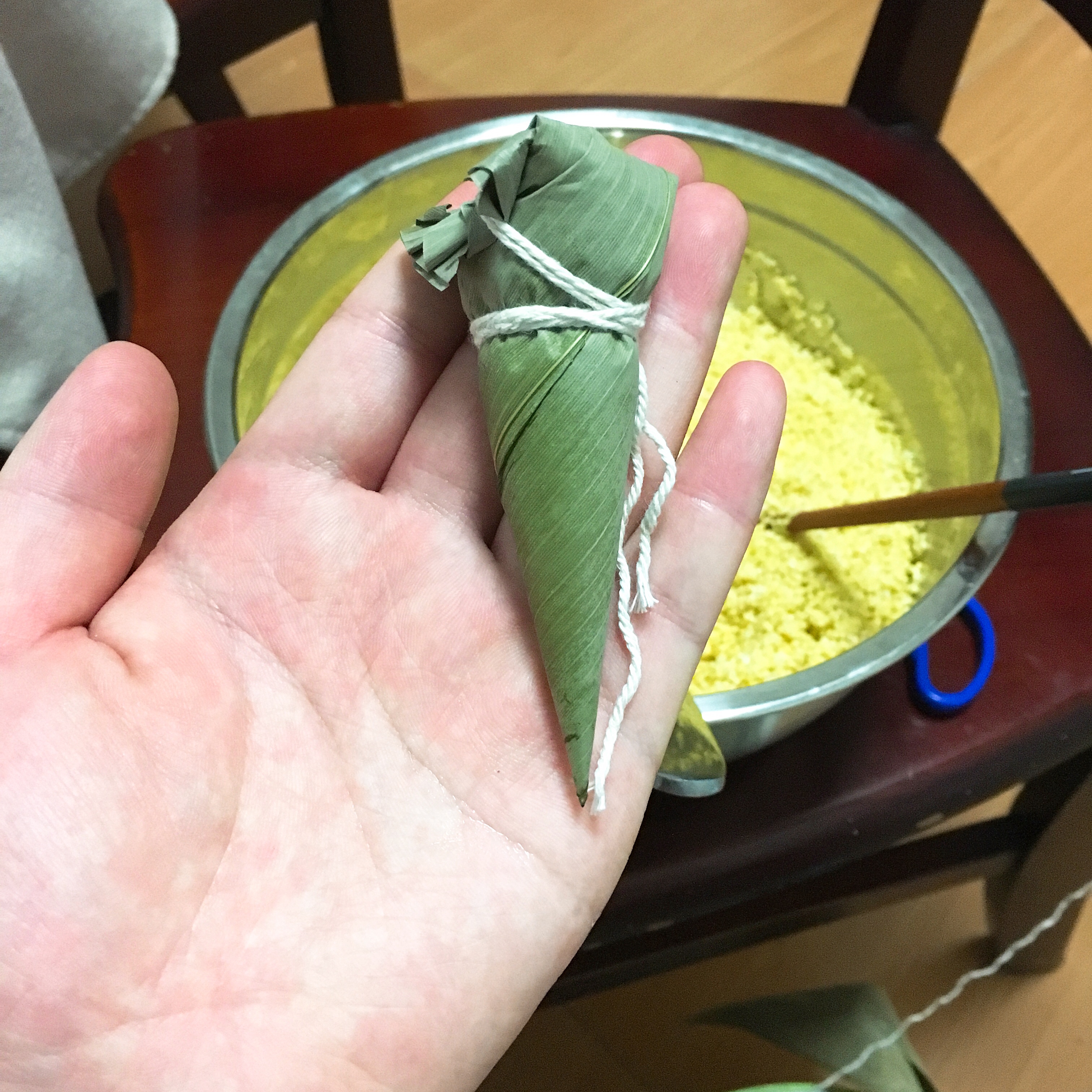 黃米一口粽的做法 步骤3