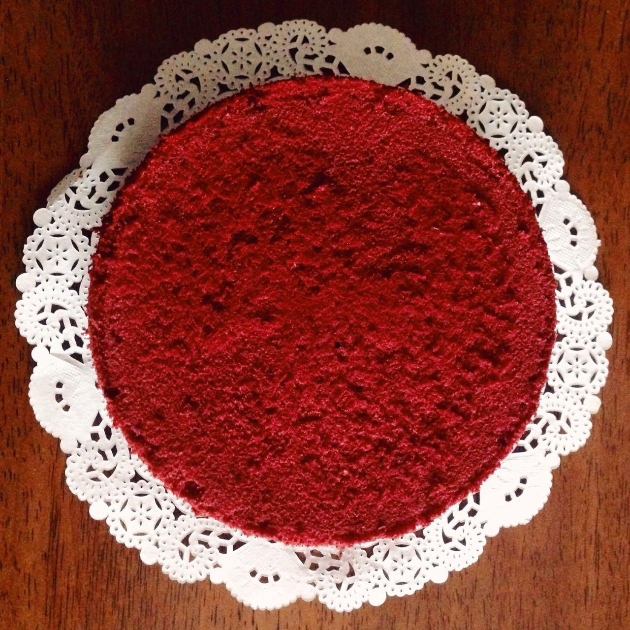 暖心紅絲絨蛋糕［6寸綿軟戚風版 ］的做法 步骤15