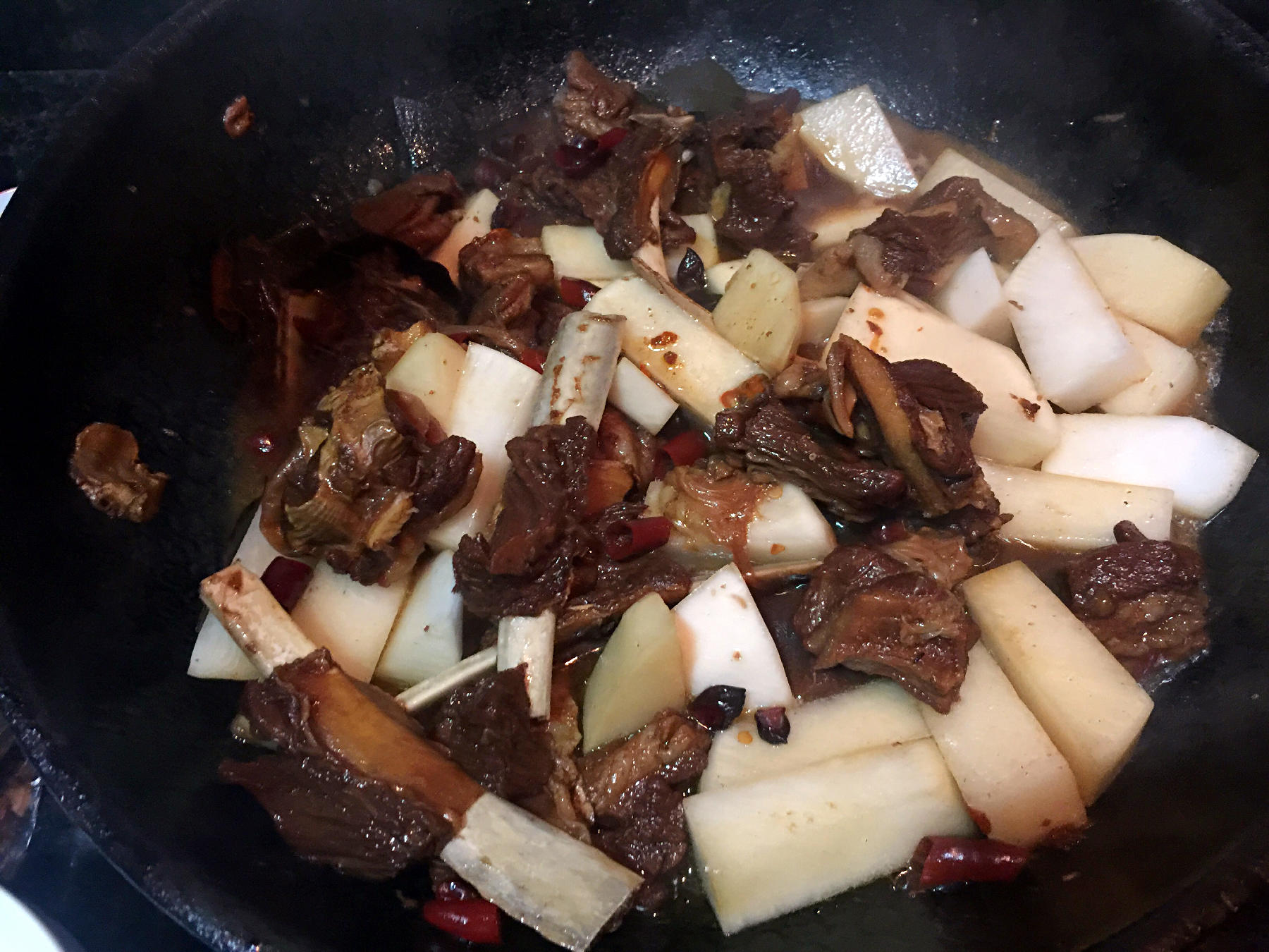 老丁的私房菜-紅燒羊肉的做法 步骤9