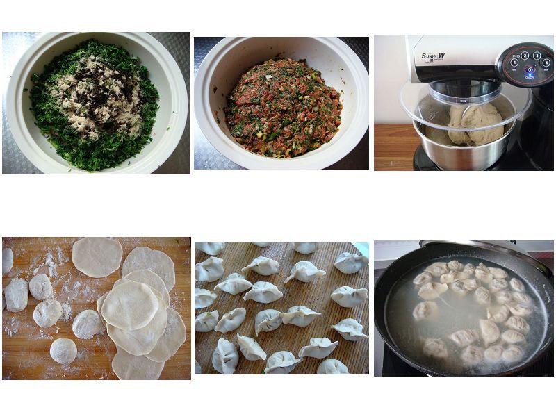 三月野菜香——薺菜餃子的做法 步骤10