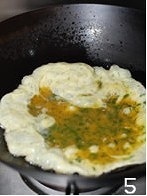 薄荷炒蛋的做法 步骤5