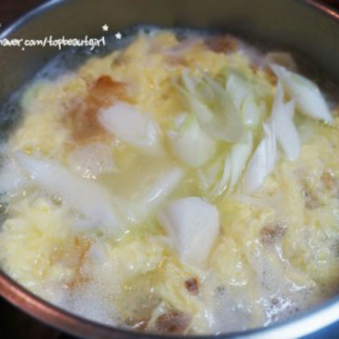 韓式清淡營養明太魚乾湯的做法 步骤9