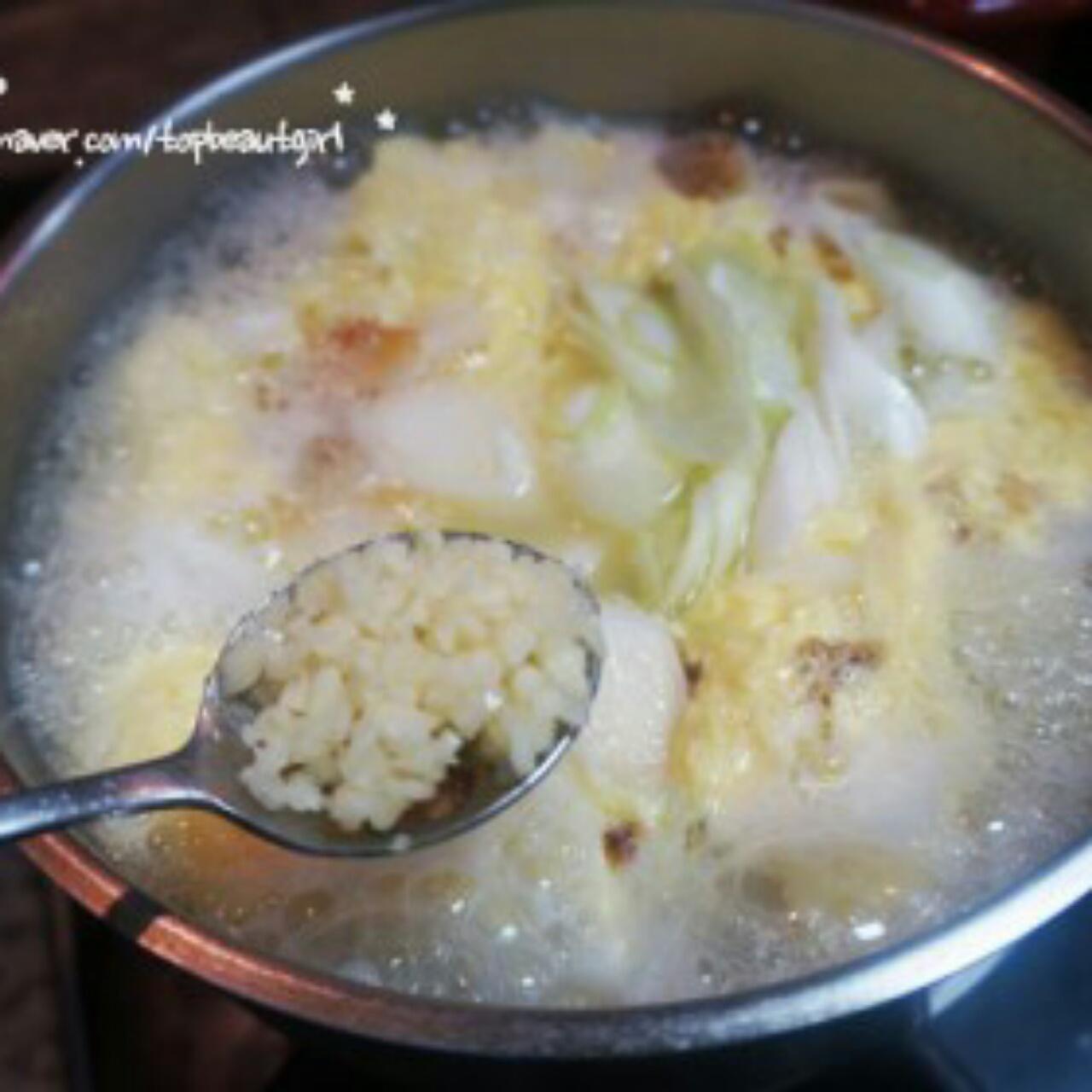 韓式清淡營養明太魚乾湯的做法 步骤10