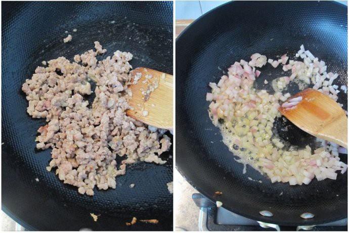 蕃茄蘑菇肉醬意大利麪的做法 步骤3