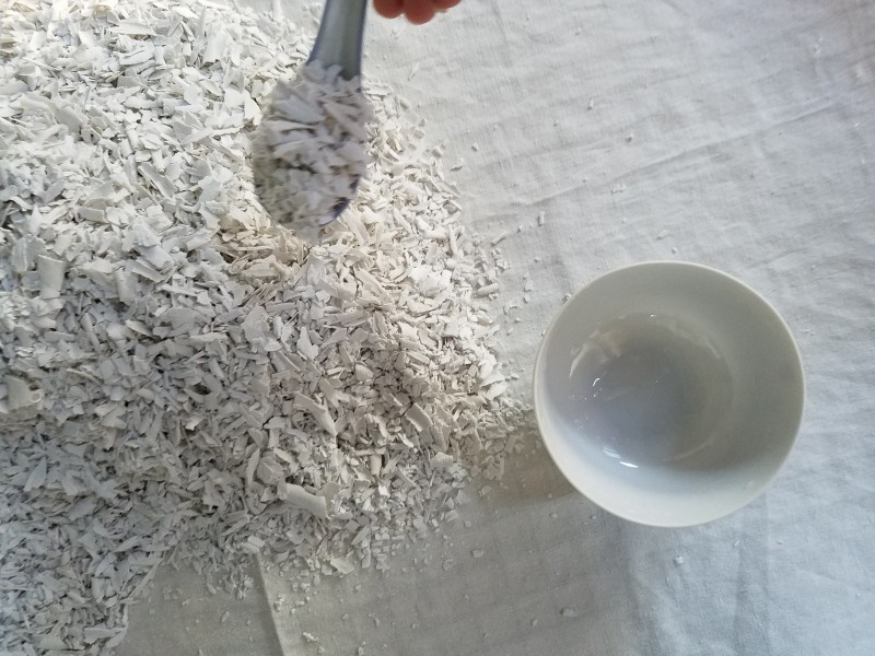 農家自制手工刀削藕粉的做法 步骤19