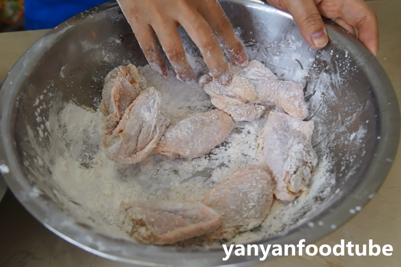 韓式炸雞 Korean Fried Chicken的做法 步骤3
