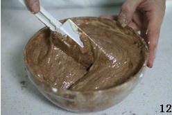 巧克力海綿蛋糕的做法 步骤12