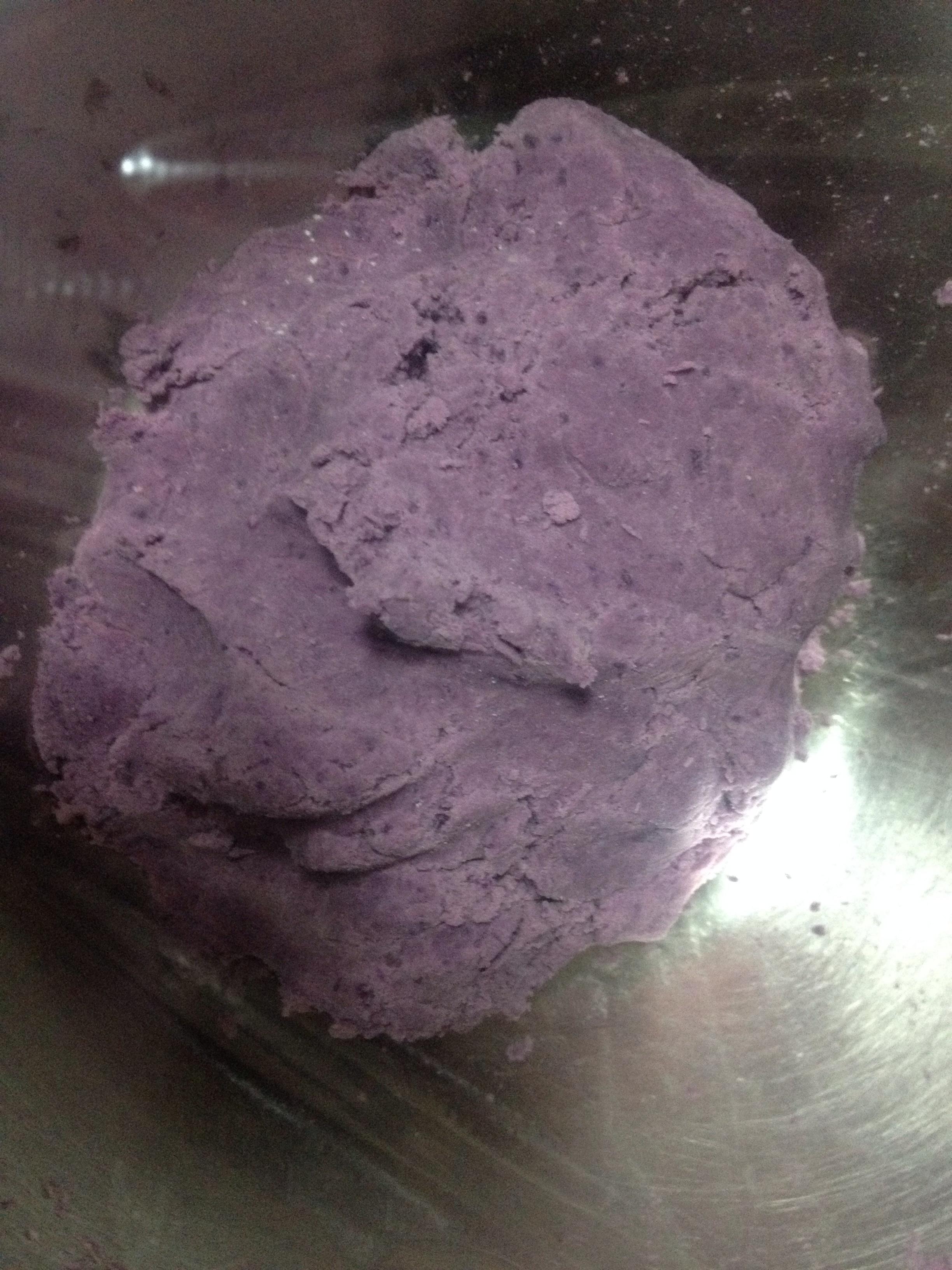 紫薯紅豆糕～低卡美味小甜點的做法 步骤5