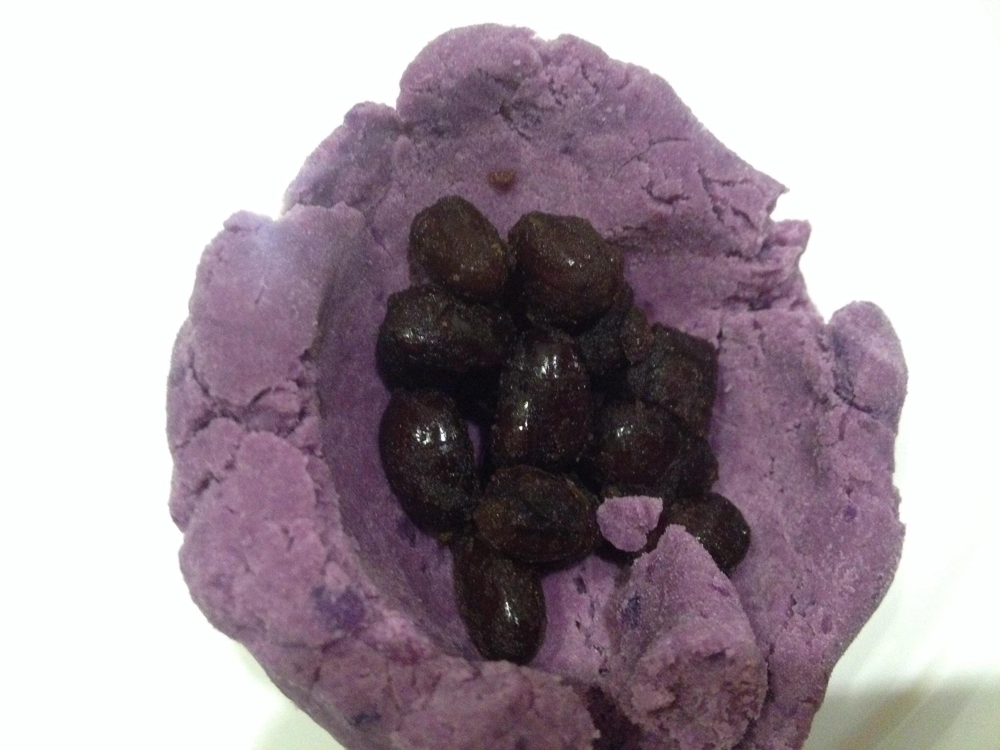 紫薯紅豆糕～低卡美味小甜點的做法 步骤6