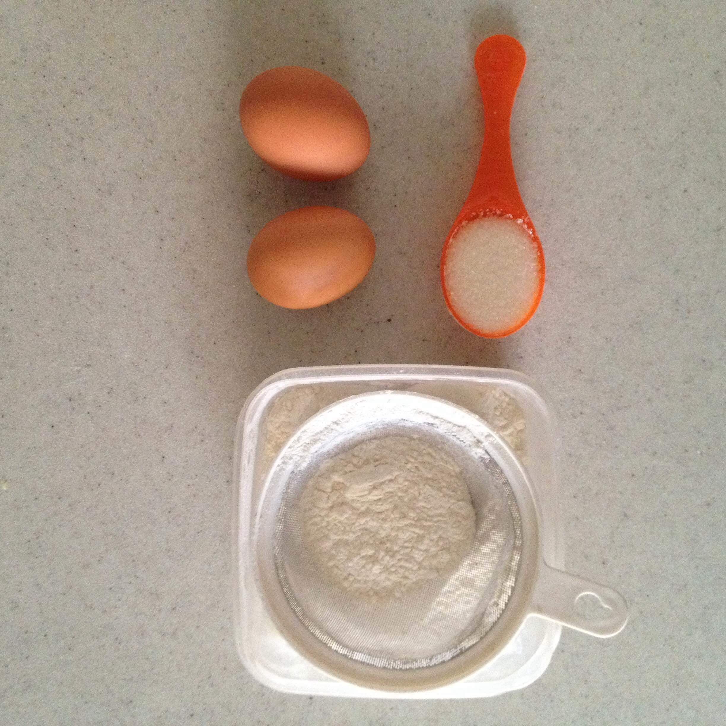 給寶寶的蛋香小餅乾的做法 步骤1