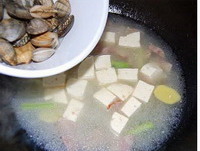 蛤蜊豆腐湯的做法 步骤5