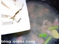 蛤蜊豆腐湯的做法 步骤4
