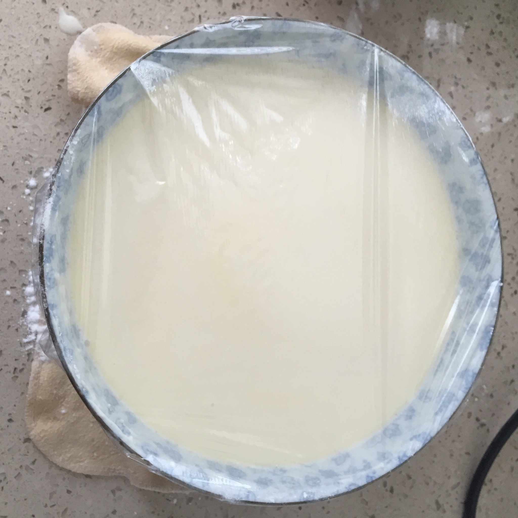 椰蓉冰皮月餅（微波爐版，免蒸）的做法 步骤3