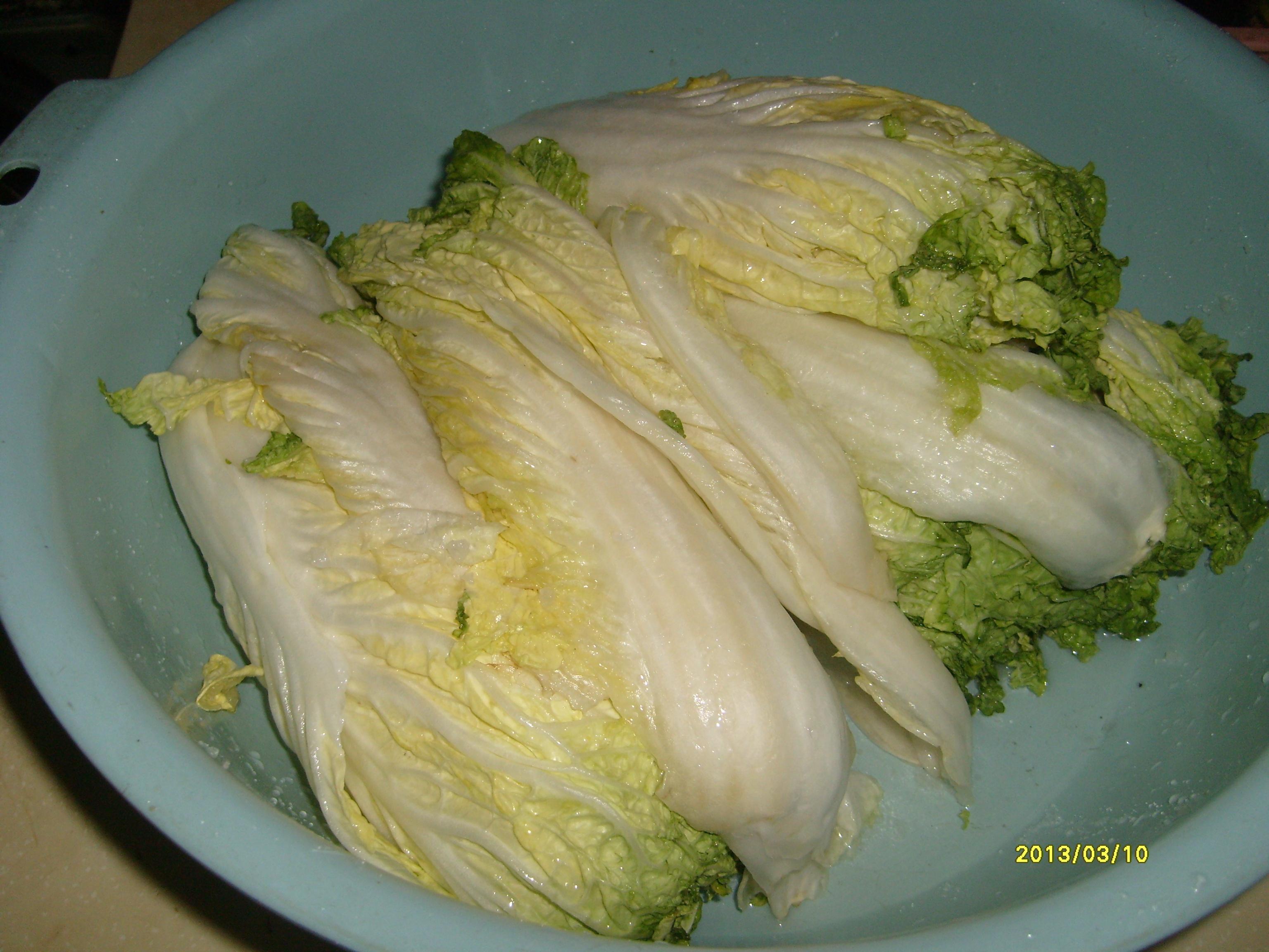 韓國泡菜（辣白菜）的做法 步骤2