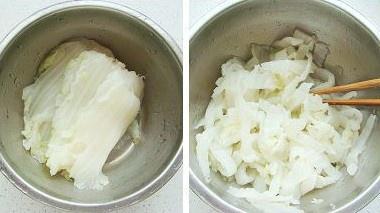涼拌辣白菜的做法 步骤2
