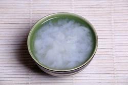 木瓜牛奶燉雪蛤的做法 步骤1