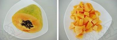 葡式木瓜蛋撻的做法 步骤1