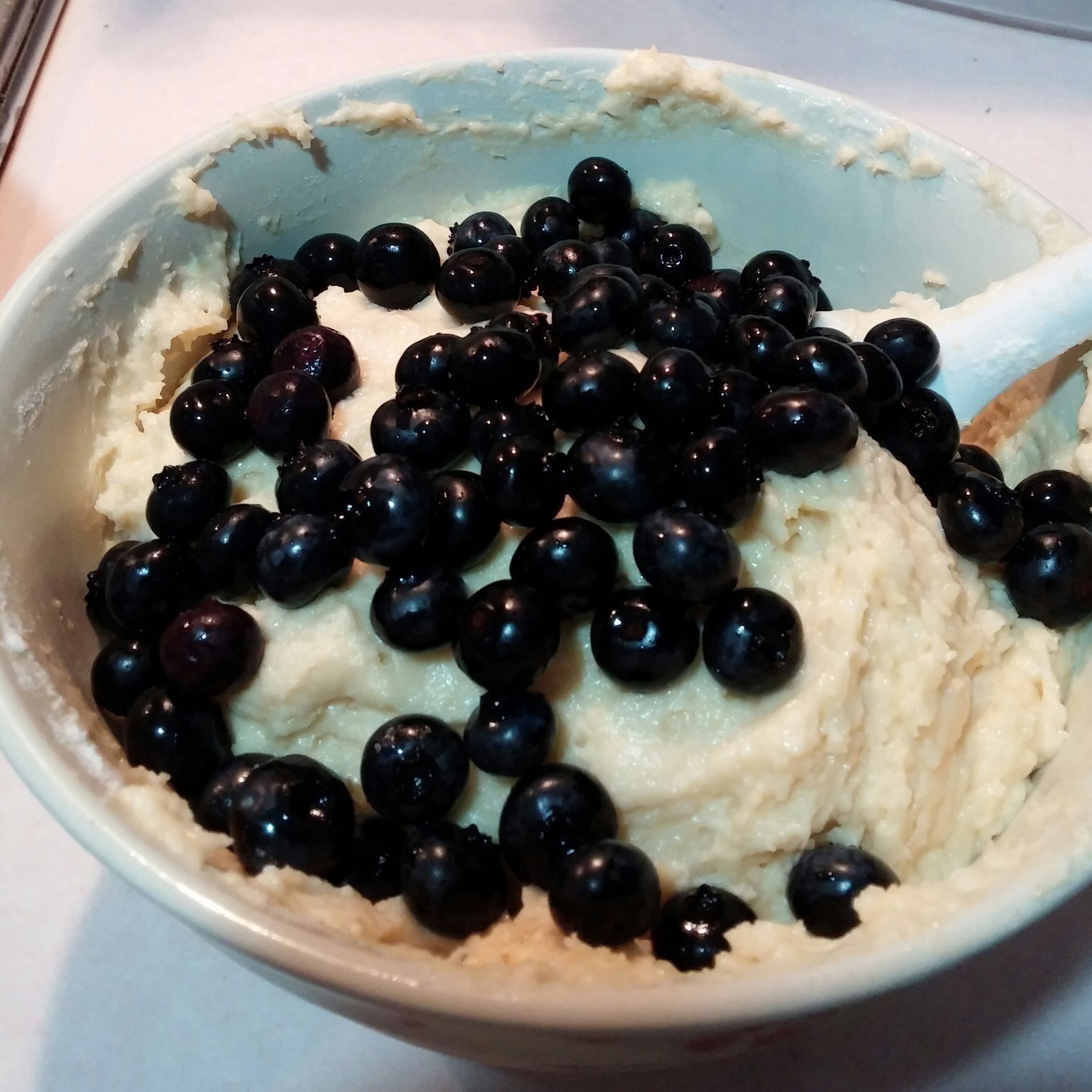 飽含藍莓的乳酪磅麪包的做法 步骤5