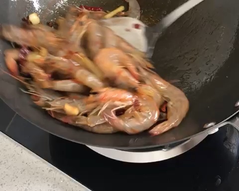 香辣基圍蝦的做法 步骤8