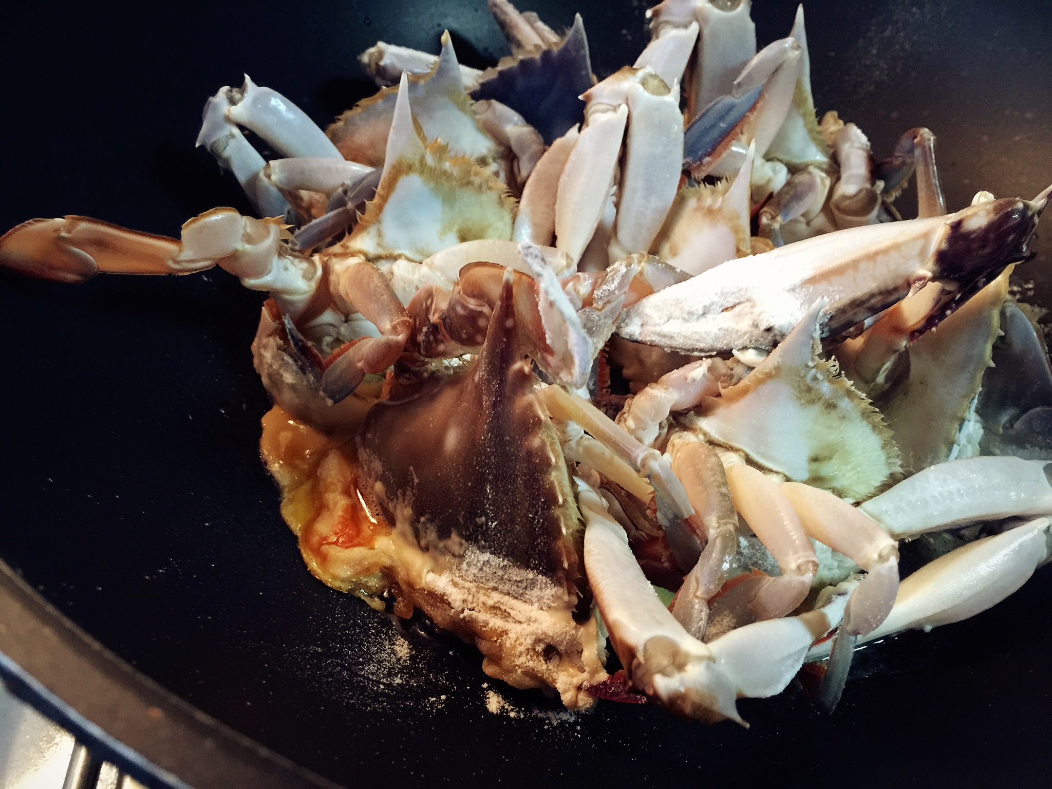 堂媽教你做醬爆螃蟹的做法 步骤5