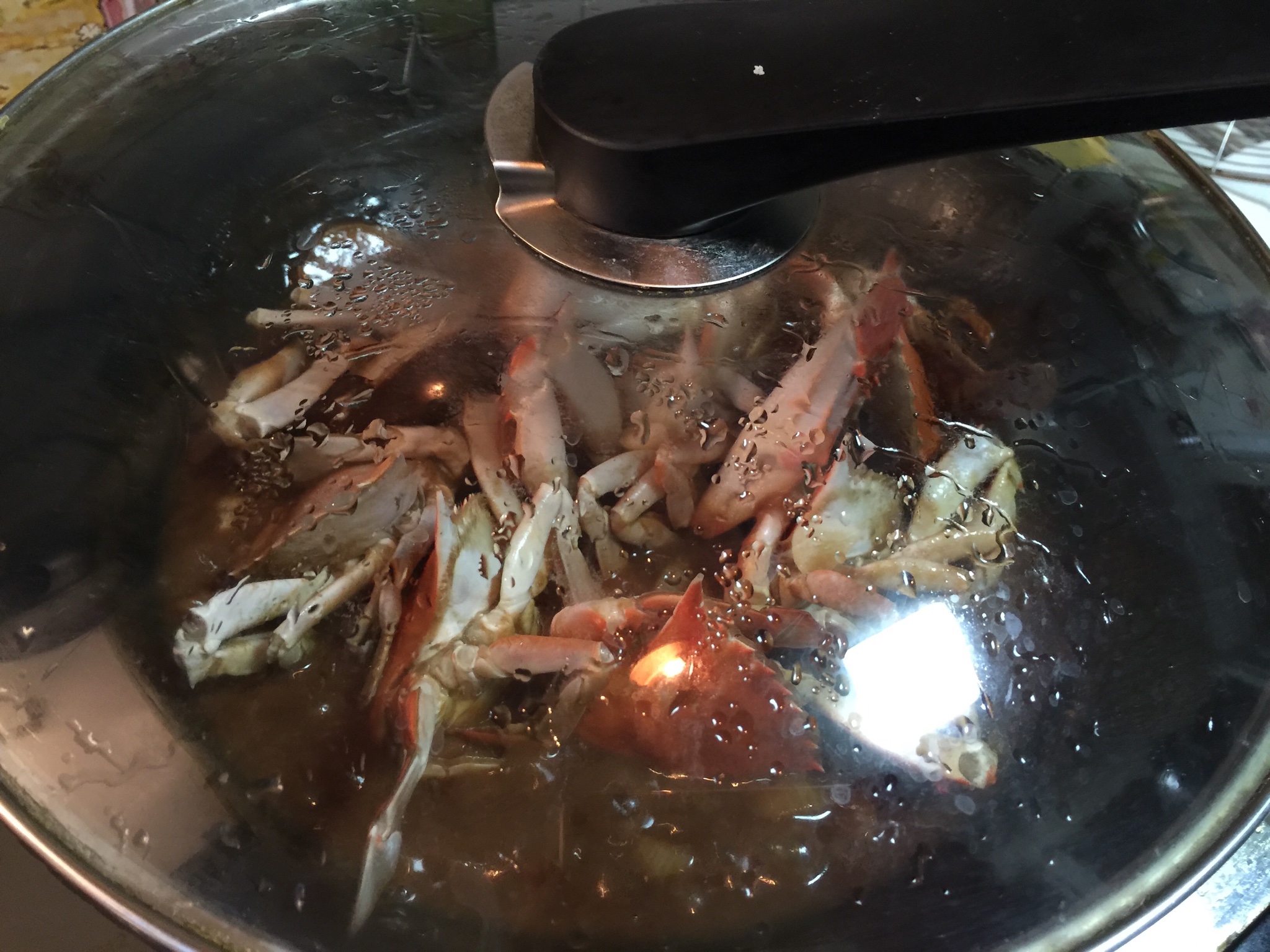 堂媽教你做醬爆螃蟹的做法 步骤12