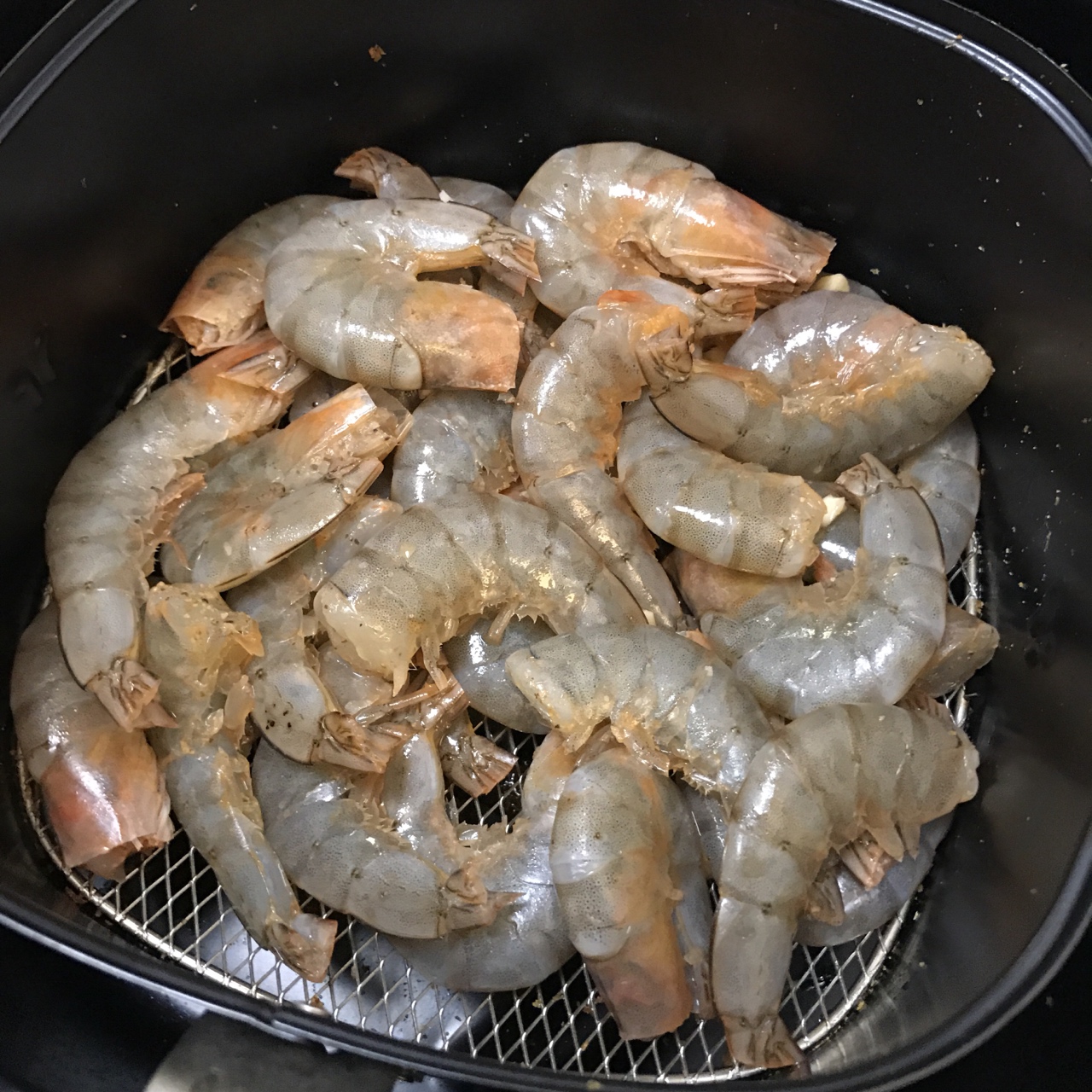 空氣炸鍋-椒鹽海蝦的做法 步骤4