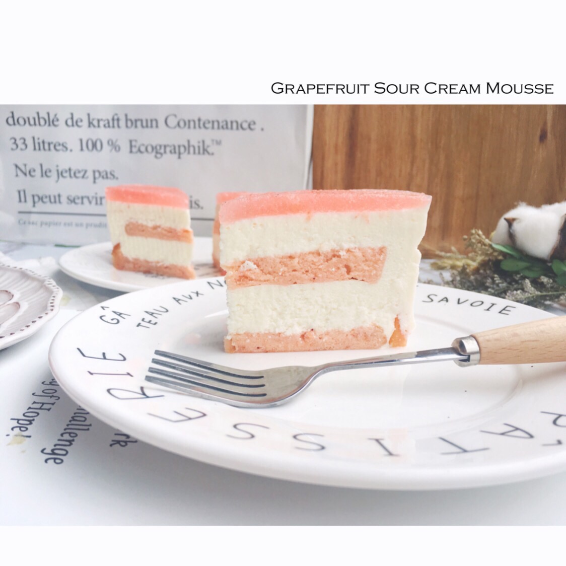 粉色西柚酸乳酪慕斯 | Pinkkk Grapefruit & Sour Cream Mousse的做法 步骤8
