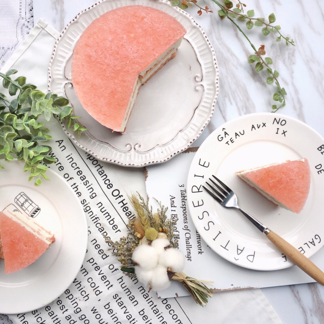 粉色西柚酸乳酪慕斯 | Pinkkk Grapefruit & Sour Cream Mousse的做法 步骤14