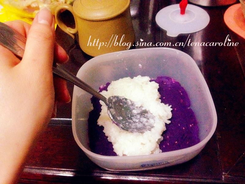 紫薯糯米涼糕的做法 步骤7