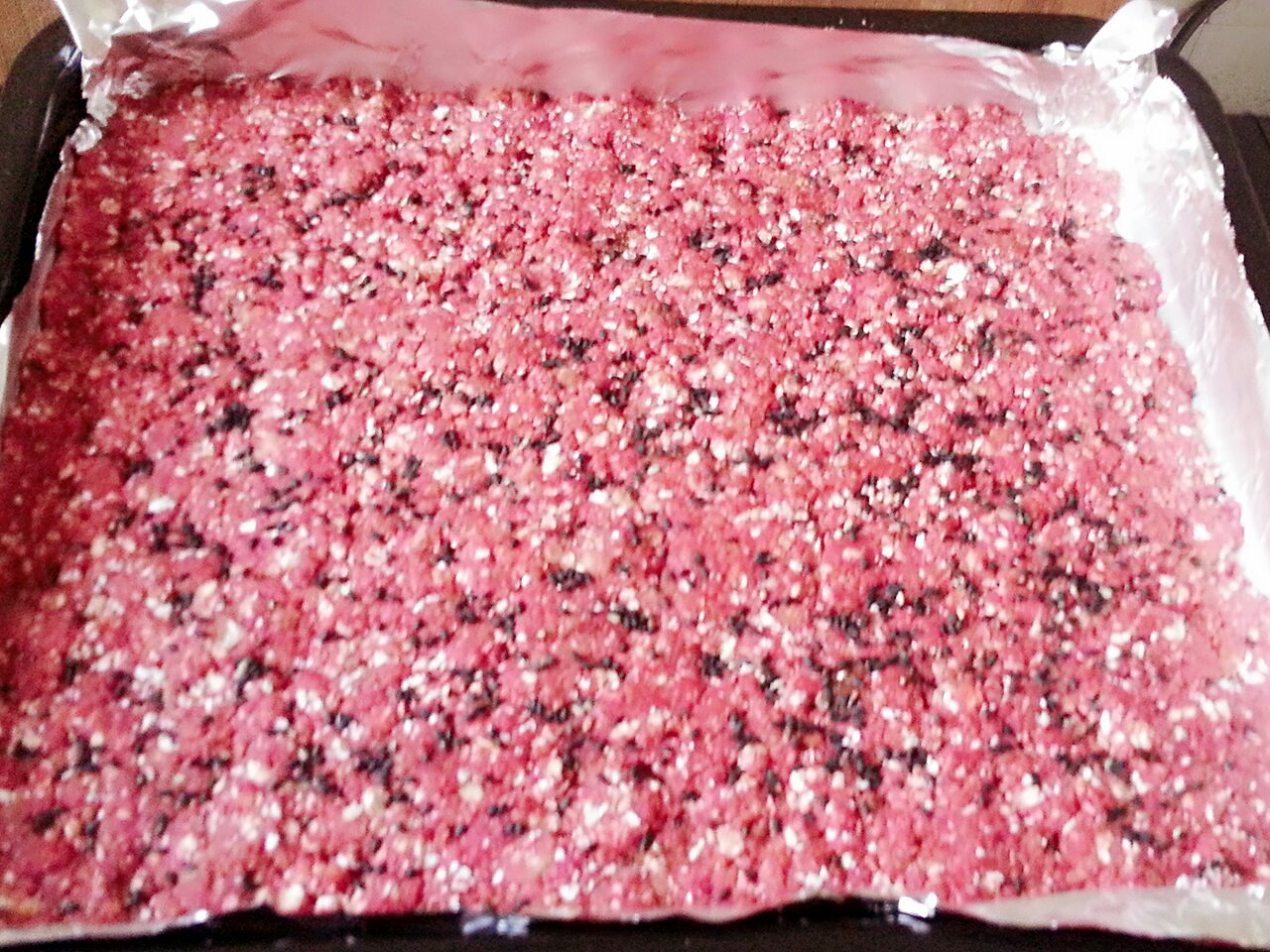 粉色的石頭——健康甜菜根燕麥片餅乾的做法 步骤3