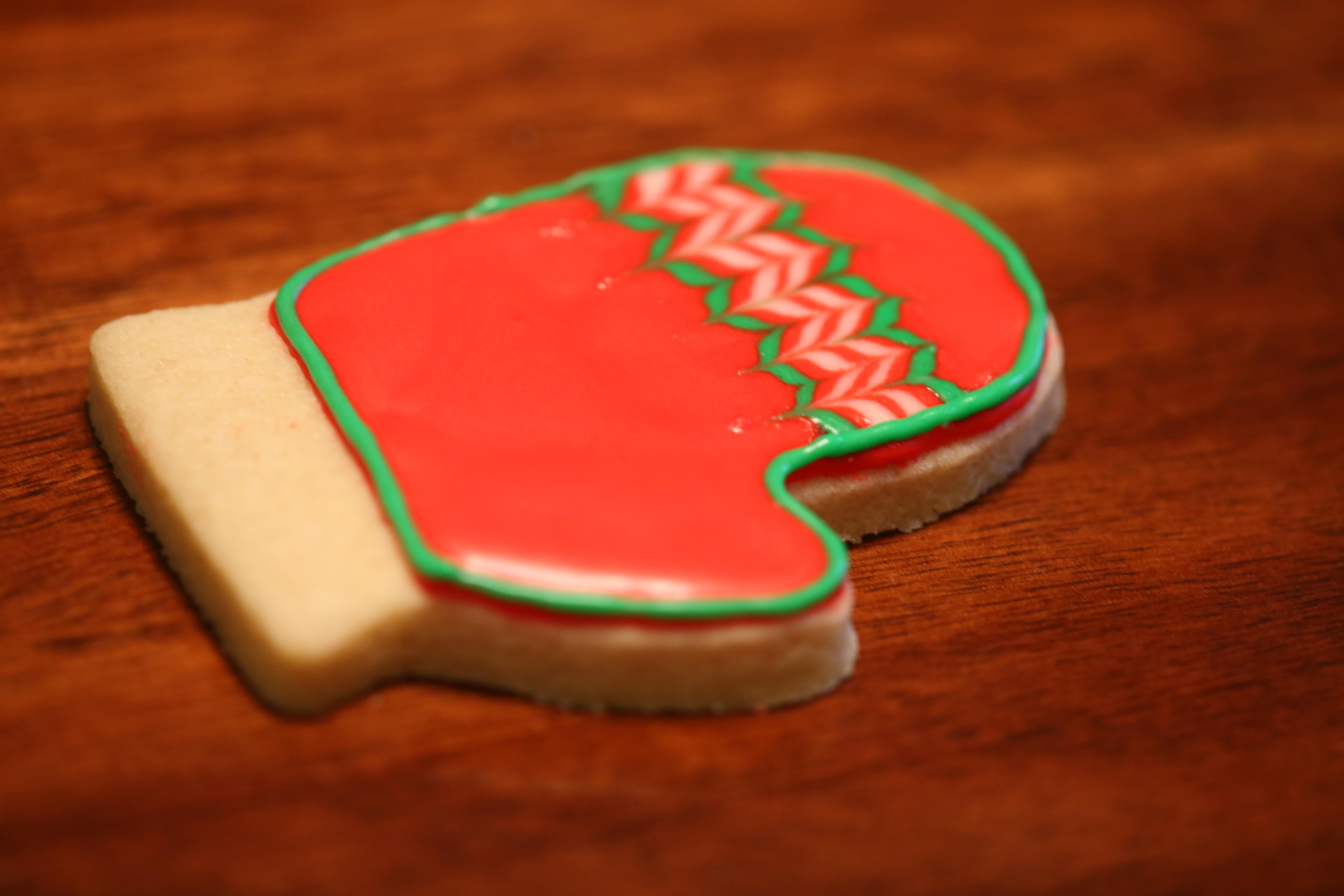 【聖誕】可愛的聖誕手套糖霜餅乾的做法 步骤7