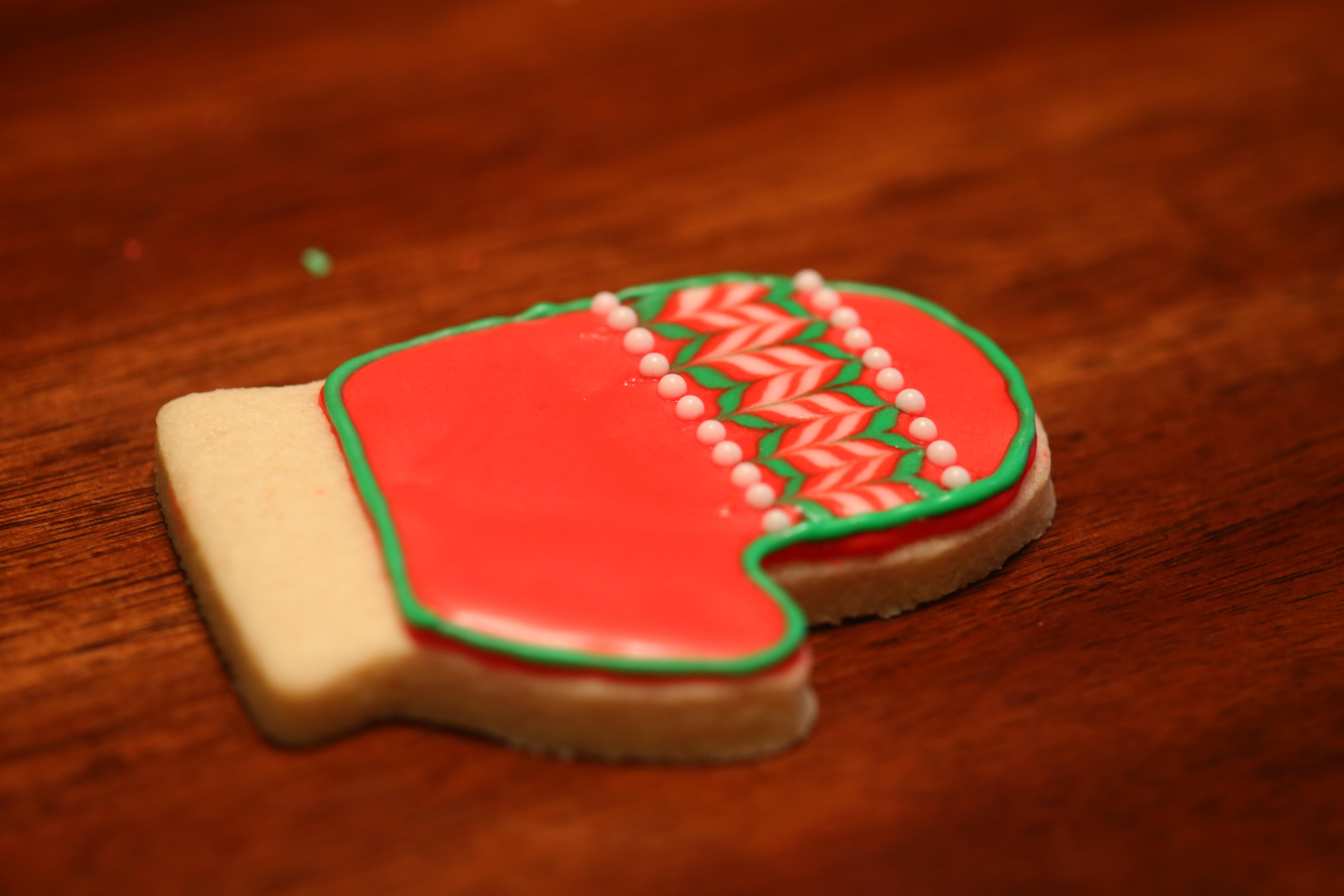 【聖誕】可愛的聖誕手套糖霜餅乾的做法 步骤8
