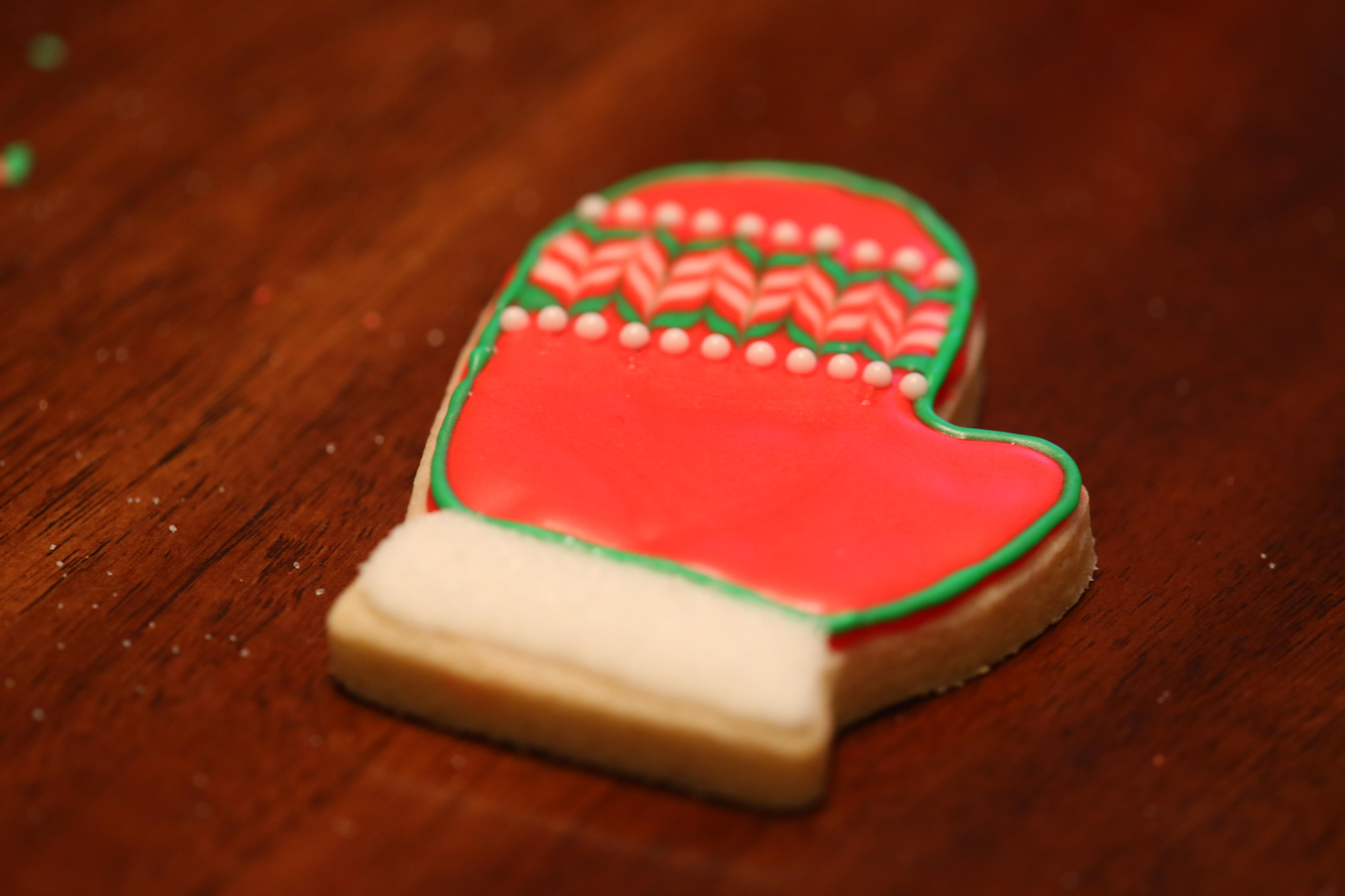 【聖誕】可愛的聖誕手套糖霜餅乾的做法 步骤11