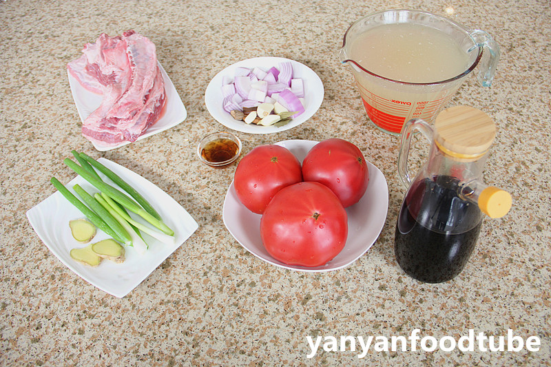 番茄燉牛腩 Chinese Beef And Tomato Stew的做法 步骤1