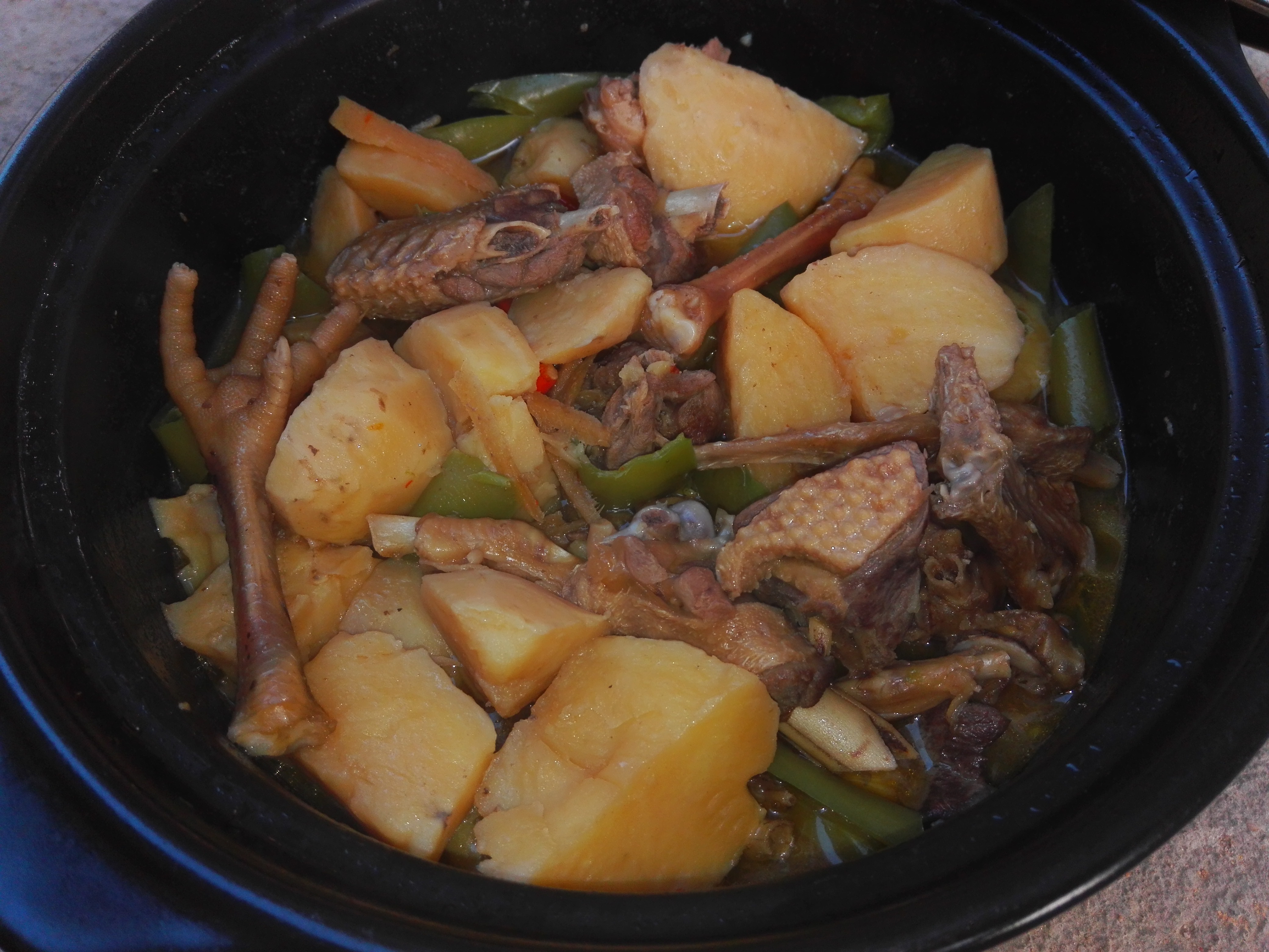 辣燜鴨翅土豆煲的做法 步骤8
