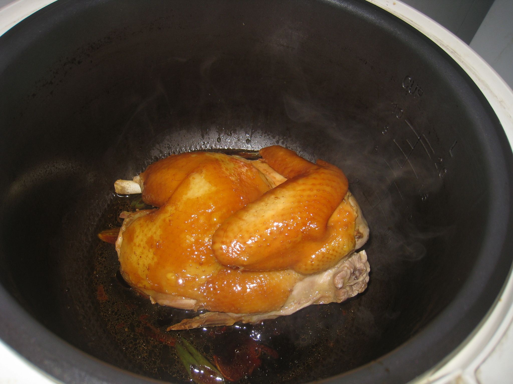 豉油雞(電飯煲版）的做法 步骤7