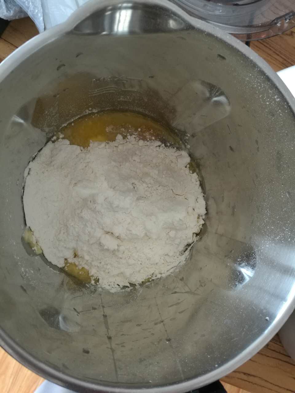 GOURMETmaxx西式廚師機和麪製作鬆軟拉絲吐司麪包的做法 步骤2
