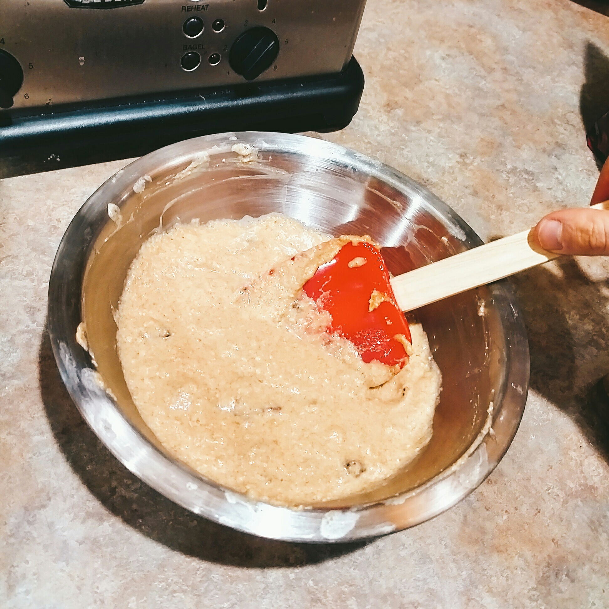香蕉椰粉蛋糕Coconut Flour Blondie(無麪粉無油)的做法 步骤3