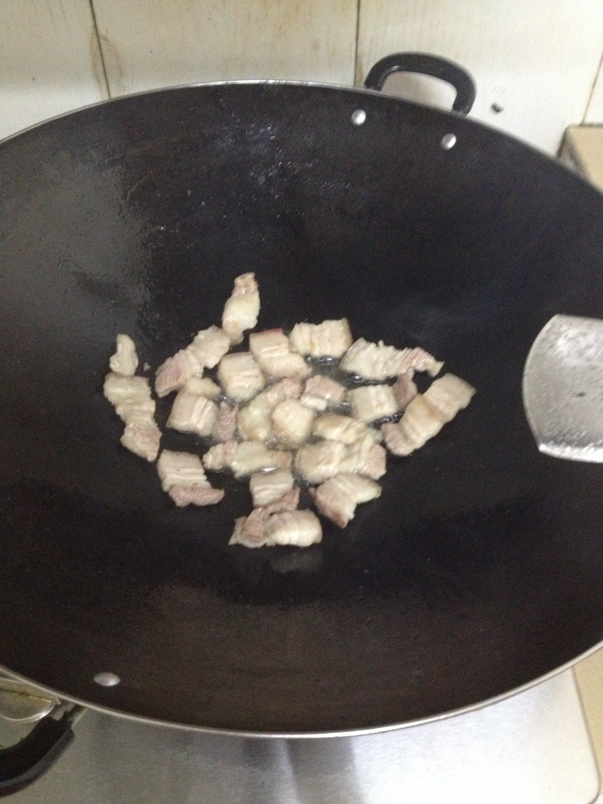 豆腐煎燜五花肉的做法 步骤5