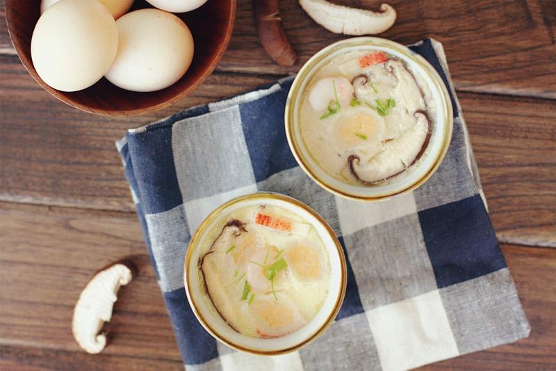 #快手烤箱菜實驗筆記#海鮮雞蛋羹的做法 步骤5