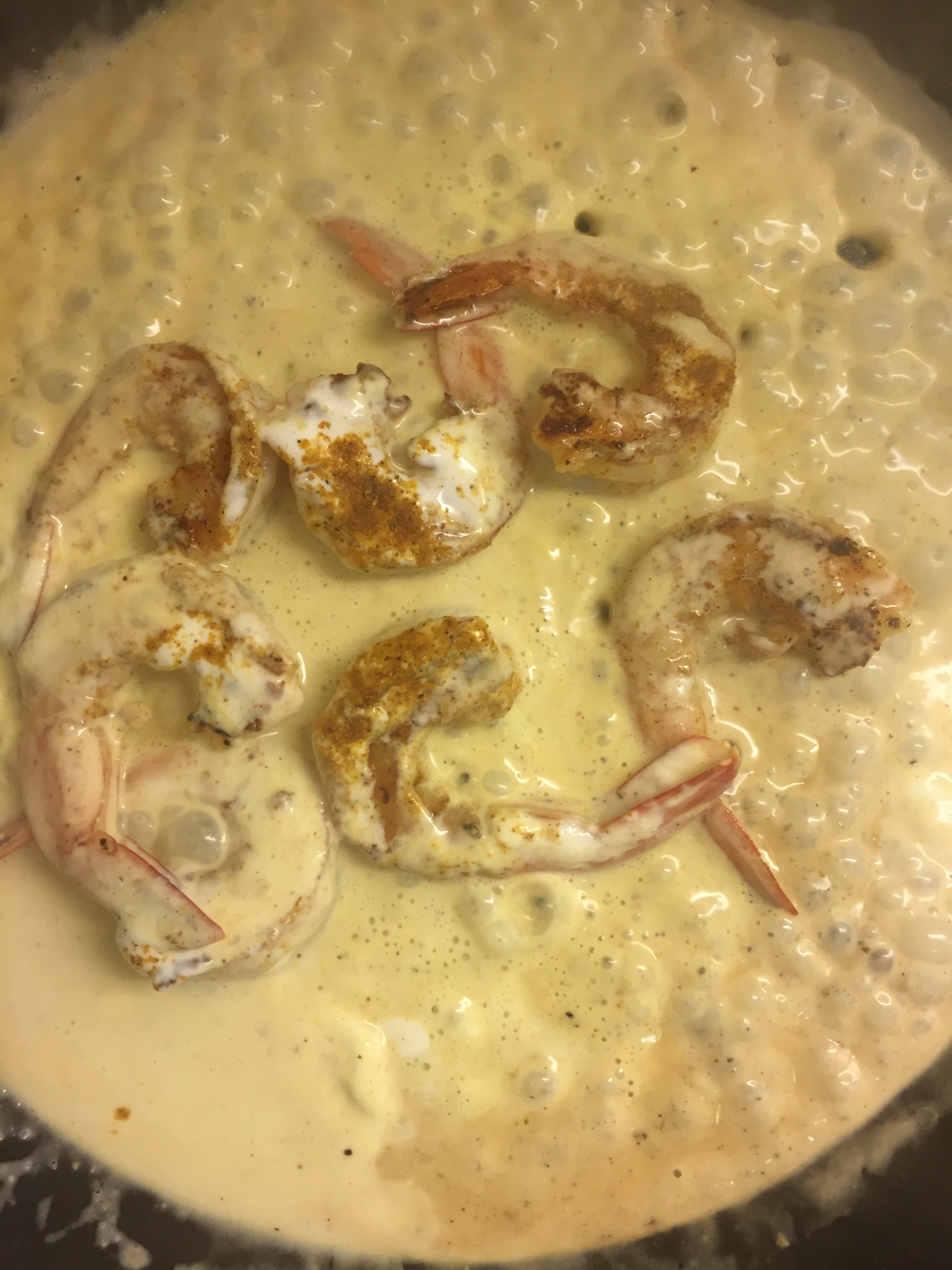 奶油基圍蝦燉飯的做法 步骤4