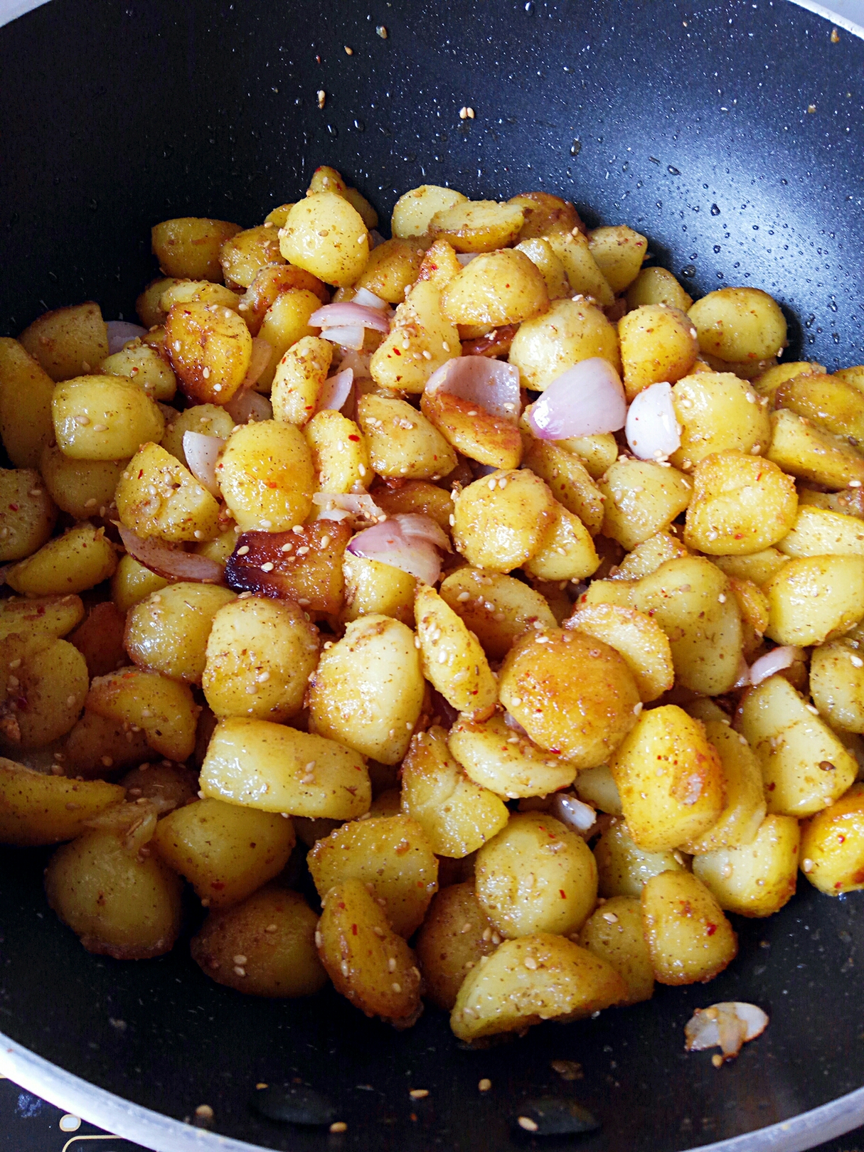 在家複製燒烤味土豆/孜然土豆的做法 步骤6