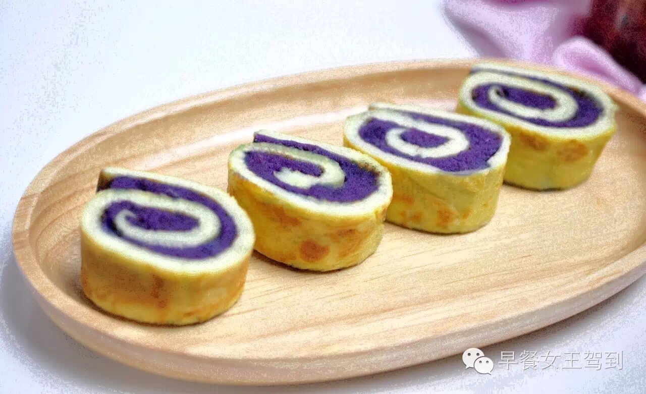 紫薯蛋卷的做法 步骤9