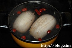 桂花糯米藕的做法 步骤5