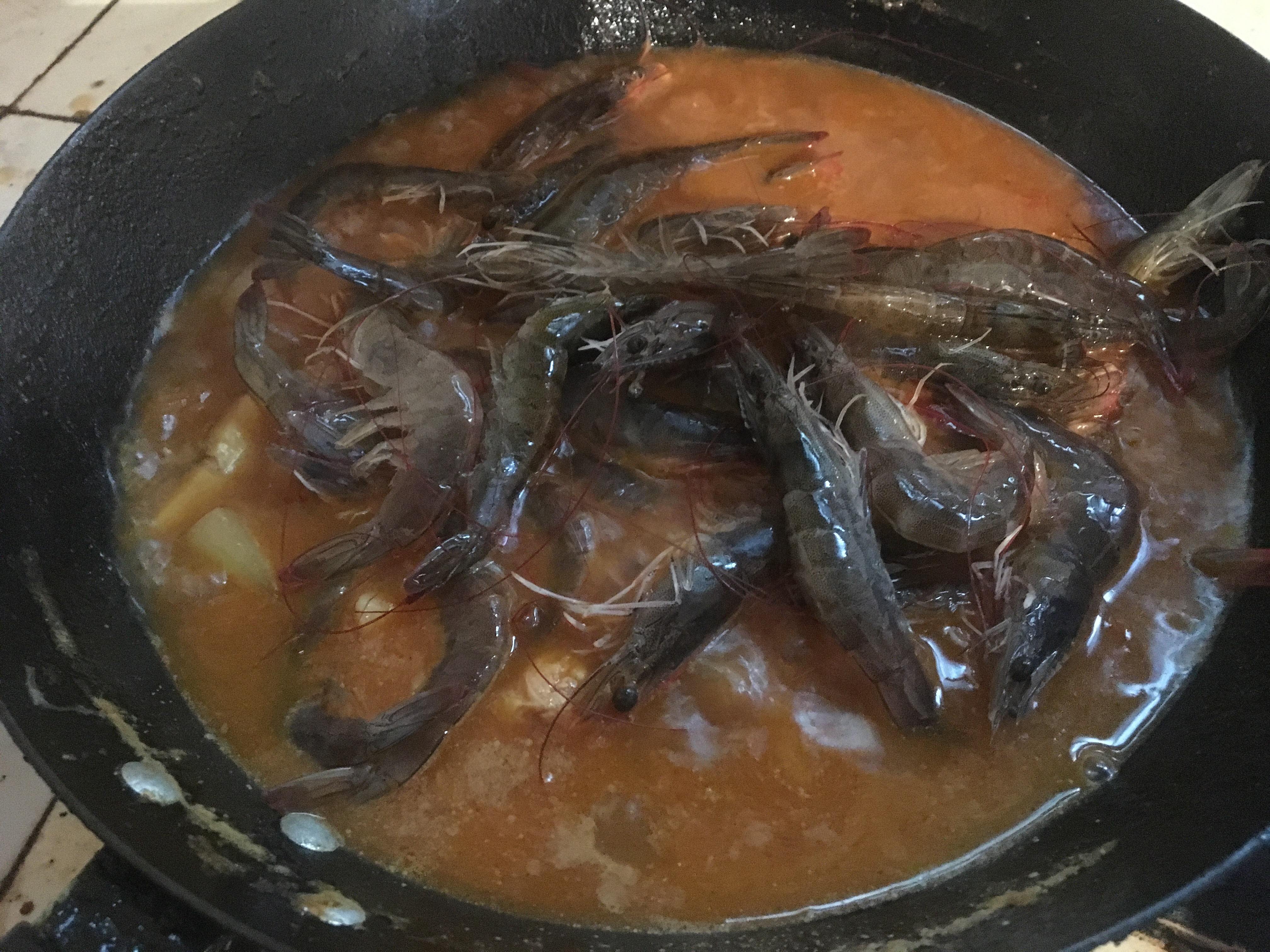桐鄉明蝦煲的做法 步骤8