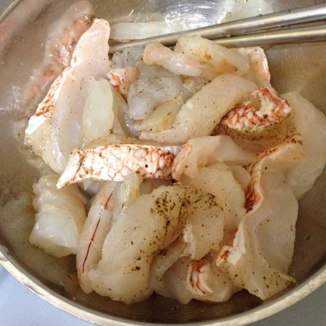 海鱸對蝦菜心粥的做法 步骤2
