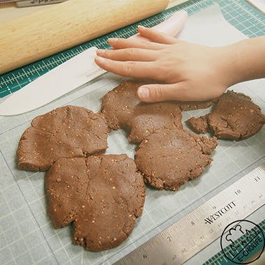 巧克力杏仁奶油棋盤餅乾的做法 步骤6