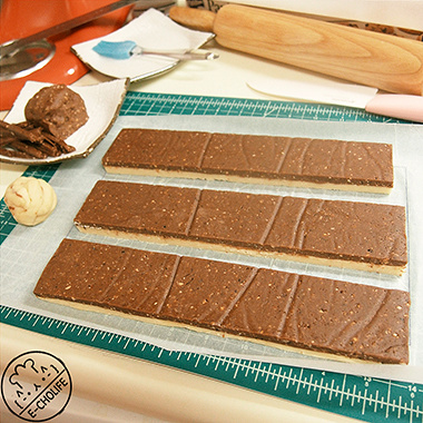 巧克力杏仁奶油棋盤餅乾的做法 步骤12