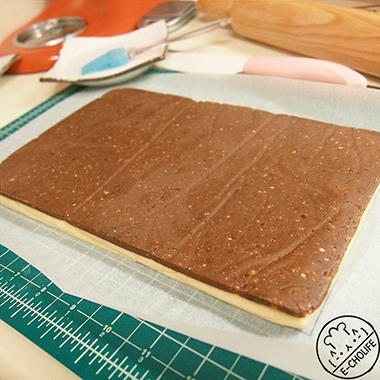 巧克力杏仁奶油棋盤餅乾的做法 步骤10